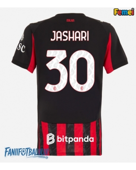 AC Milan Ardon Jashari #30 Tricou Fotbal Replică 2025-26 Femei Acasa